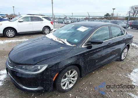 2015 Chrysler 200 Limited z USA, uszkodzony, nr VIN 1C3CCCABXFN705524